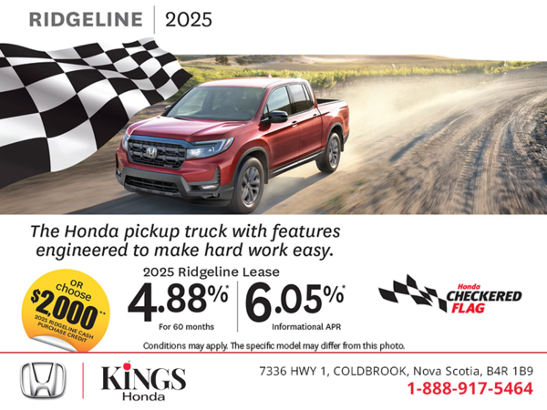 Get the 2025 Honda Ridgeline!