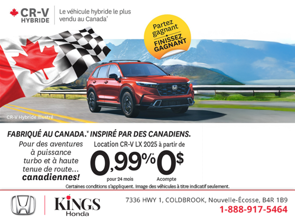 Obtenez le Honda CR-V 2025 !