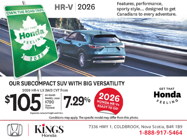 Get the 2026 Honda HR-V!