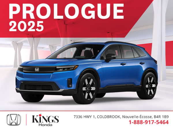 Obtenez la Honda Prologue 2025 !