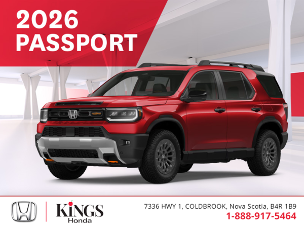 Get the 2026 Honda Passport!