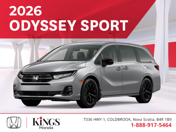 Get the 2026 Honda Odyssey!