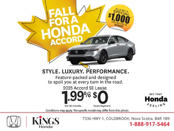 Get the 2025 Honda Accord!