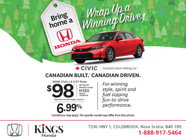 Get the 2026 Honda Civic!