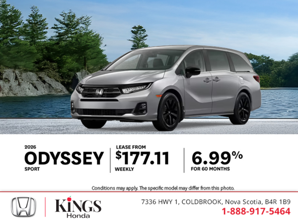 Get the 2026 Honda Odyssey!