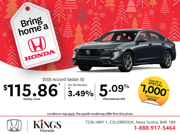 Get the 2025 Honda Accord!