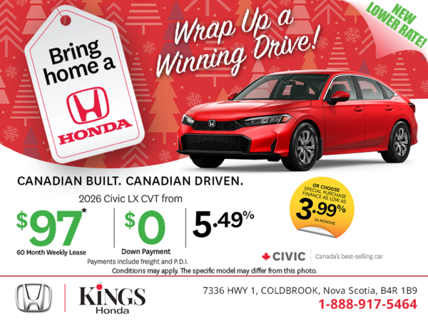 Get the 2026 Honda Civic!