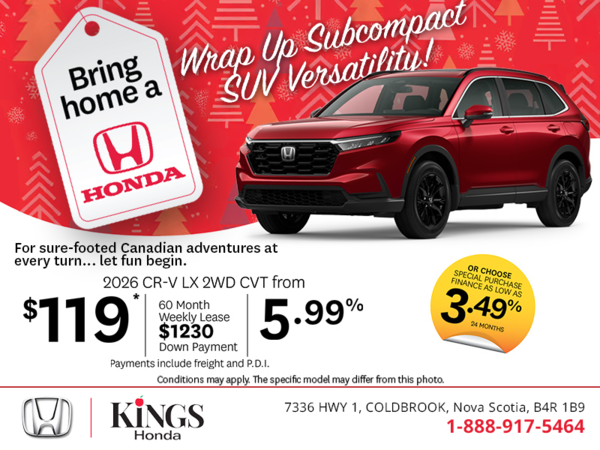 Get the 2026 Honda CR-V!