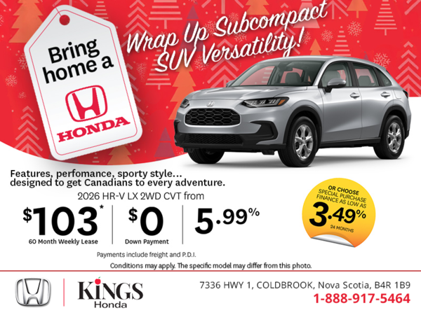 Get the 2026 Honda HR-V!