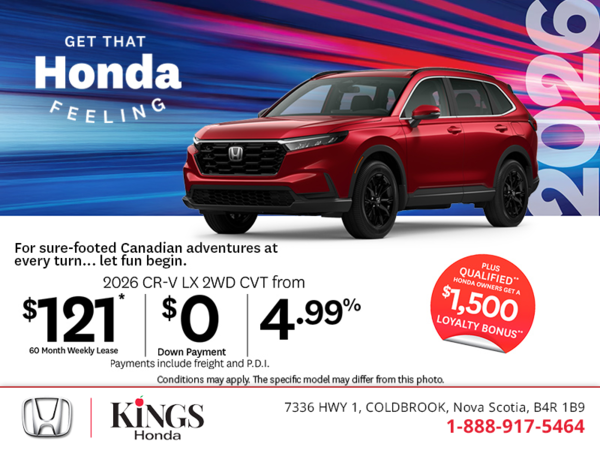 Get the 2026 Honda CR-V!