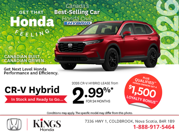 Get the 2026 Honda CR-V hybrid!