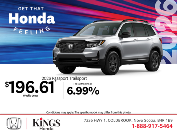 Get the 2026 Honda Passport!