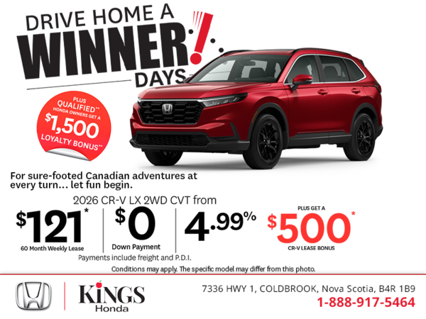 Get the 2026 Honda CR-V!