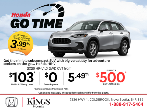 Get the 2026 Honda HR-V!