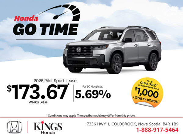 Get the 2026 Honda Pilot!