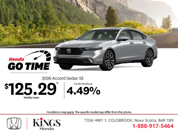Get the 2026 Honda Accord!