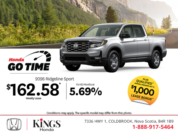 Get the 2026 Honda Ridgeline!