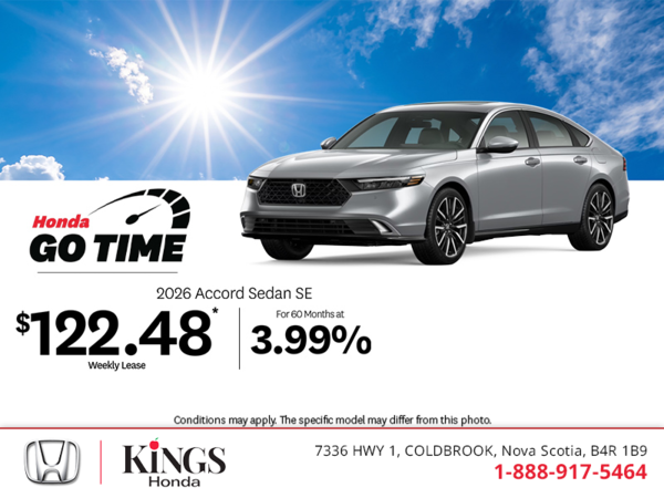 Get the 2026 Honda Accord!