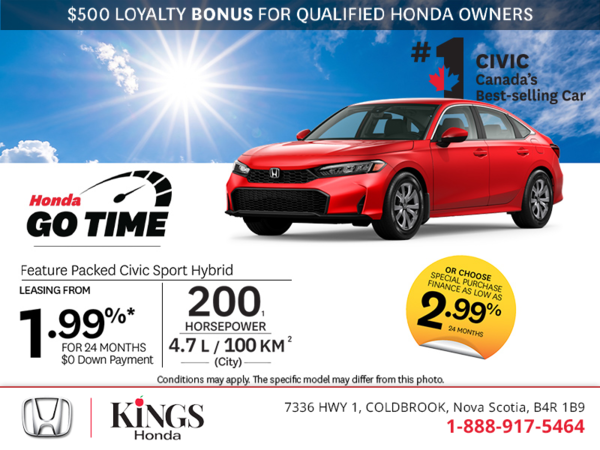 Get the 2026 Honda Civic Sport Hybrid!