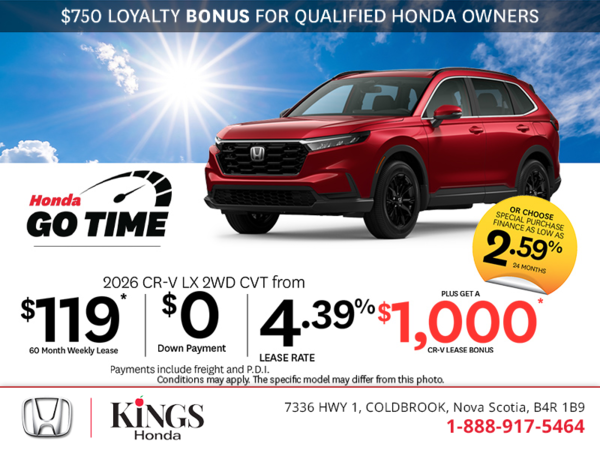 Get the 2026 Honda CR-V!