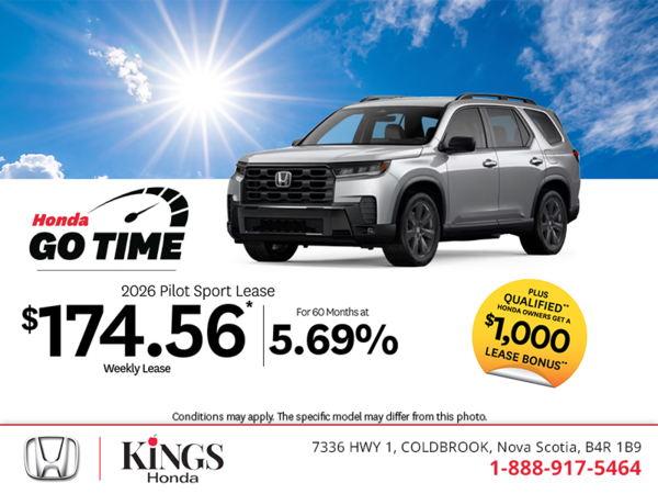Get the 2026 Honda Pilot!