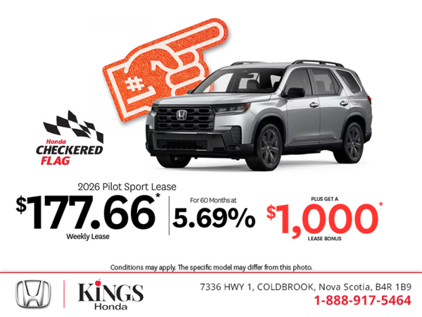 Get the 2026 Honda Pilot!