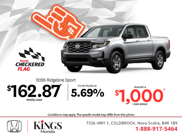 Get the 2026 Honda Ridgeline!