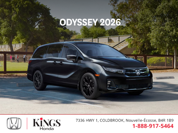 Obtenez la Honda Odyssey 2026 !