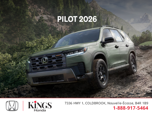 Obtenez la Honda Pilot 2026 !