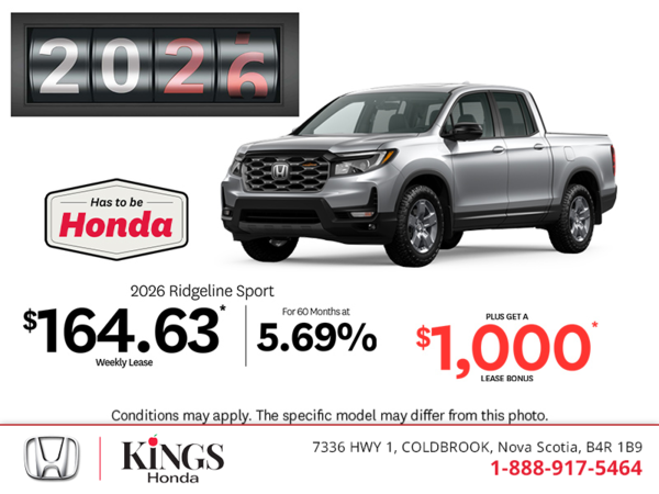 2026 Honda Ridgeline