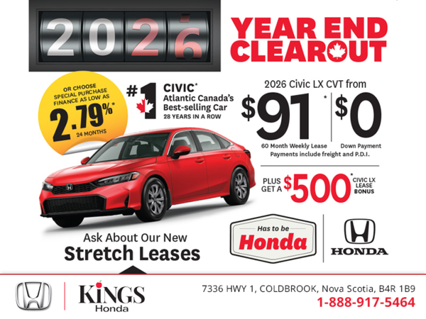 Get the 2026 Honda Civic!