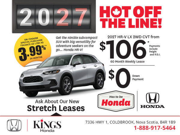 Get the 2027 Honda HR-V!