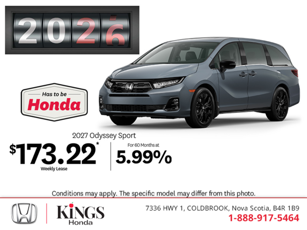 Get the 2027 Honda Odyssey!