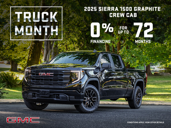 The 2025 GMC Sierra 1500 Graphite Crew Cab