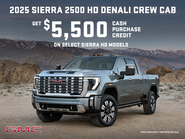 The 2025 GMC Sierra 2500 HD DENALI CREW CAB