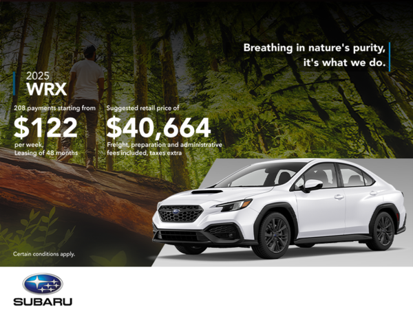 Get the 2025 WRX today!