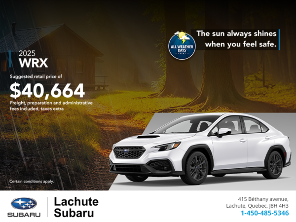 Get the 2025 WRX today!