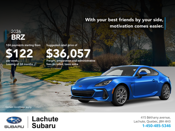 Get the 2026 BRZ today!