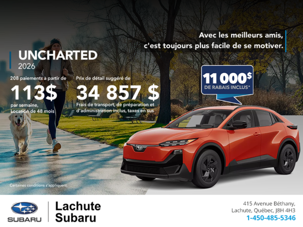 Procurez-vous le Uncharted 2026!