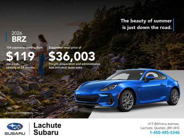 Get the 2026 BRZ today!