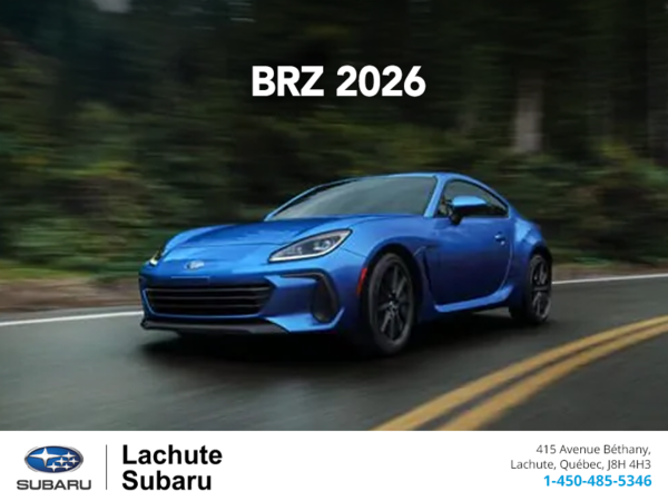 Procurez-vous la BRZ 2026!