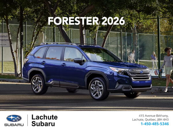 Procurez-vous le Forester 2026!