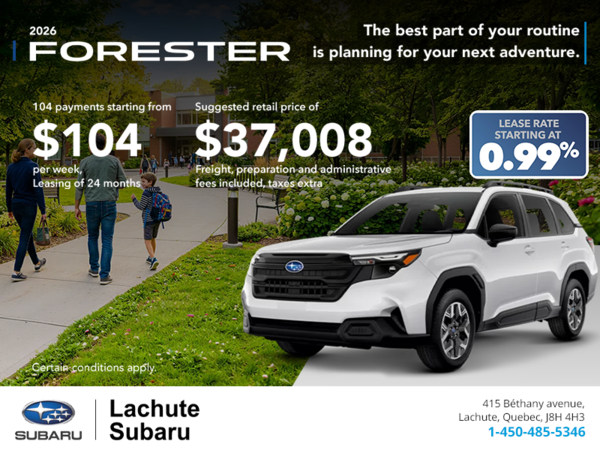 2026 Subaru Forester