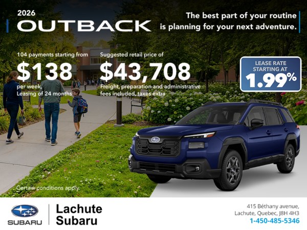 2026 Subaru Outback