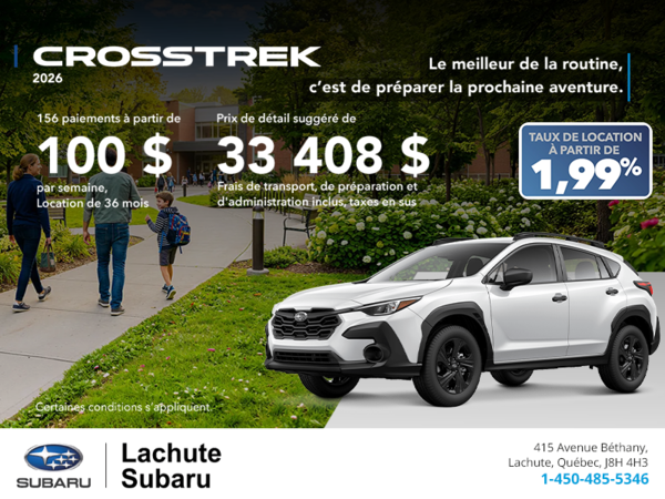 Subaru Crosstrek 2026