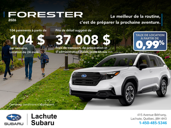 Subaru Forester 2026