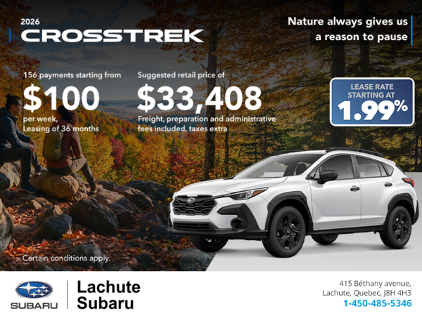 2026 Subaru Crosstrek