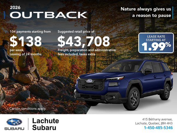 2026 Subaru Outback