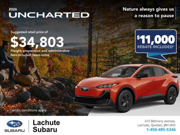 2026 Subaru Uncharted