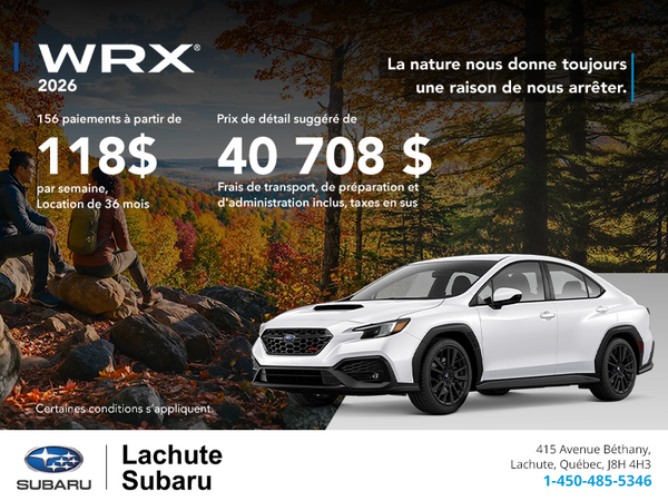 Subaru WRX 2026